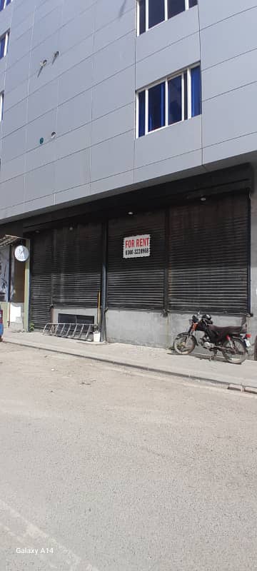 1500sqft Ground for Rent Bukhari commercial dha defence karachi