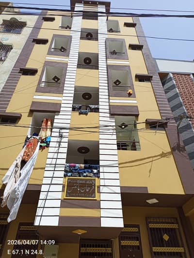 Centrally Located 4th floor withroof Flat For sale In Allahwala Town