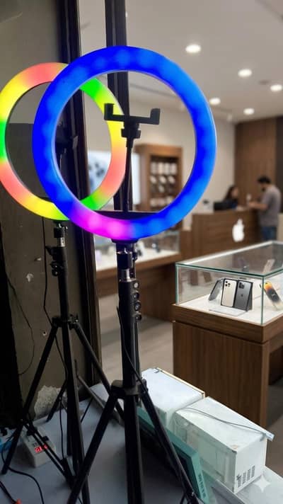 video lights led circle