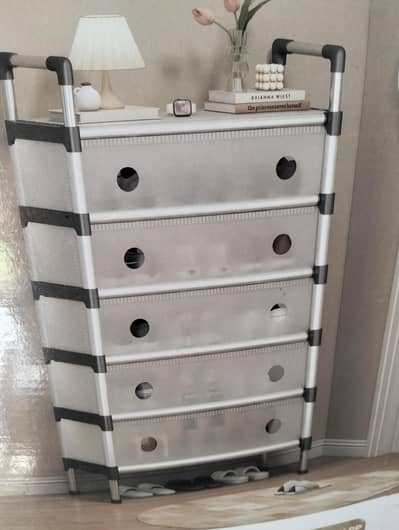 shoes rack 6 boxes Wala stainless steel