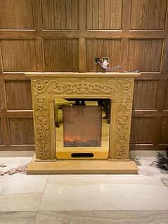 Classic Wood Burning Fireplace (Angeethi) -Heavy Duty Iron Body lahore