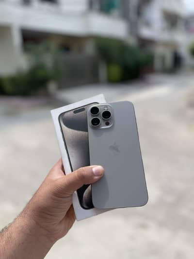 Iphone 15 Pro Max 256GB LLA Dual Official PTA Approved 94BH 270 Cycle