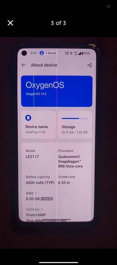 One plus 9 5g 8/128 90fps pubg