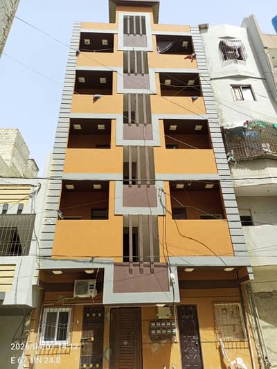 Beautiful 2 rooms 2nd floor flat available for sale in 31A Allah wala town korangi crossing