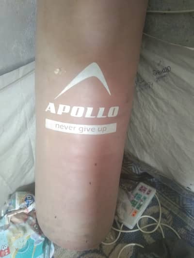 Apollo branded boxing gloves bag and  hanging stand