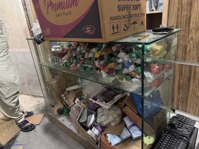 Thick glass Glass counter