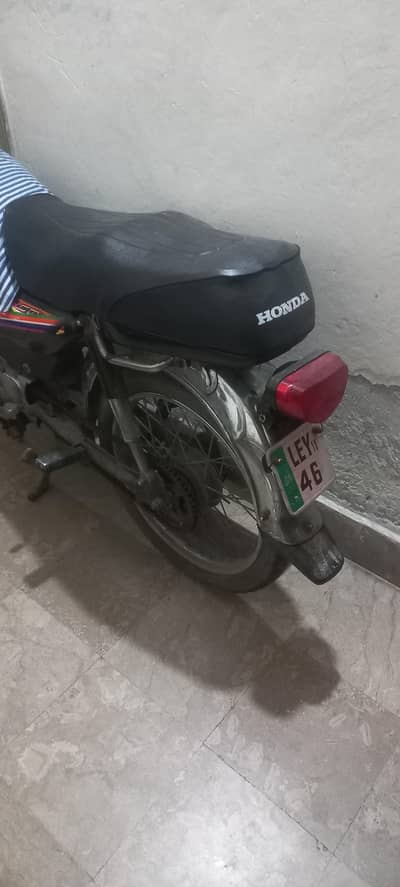 46 number honda 70 bike