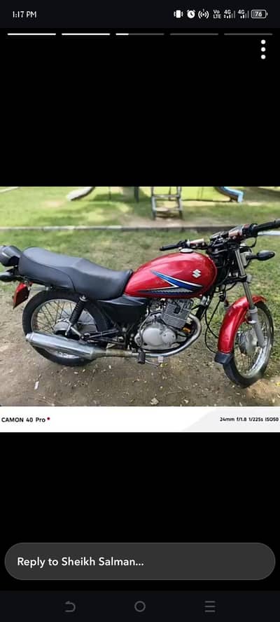 Suzuki 150 GS For sale in good condition