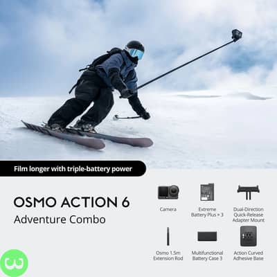 DJI Osmo Action 6 Adventure Combo