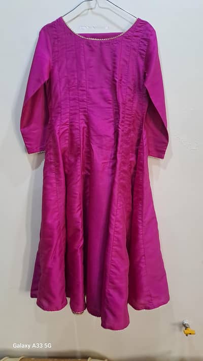 preloved Raw silk frock