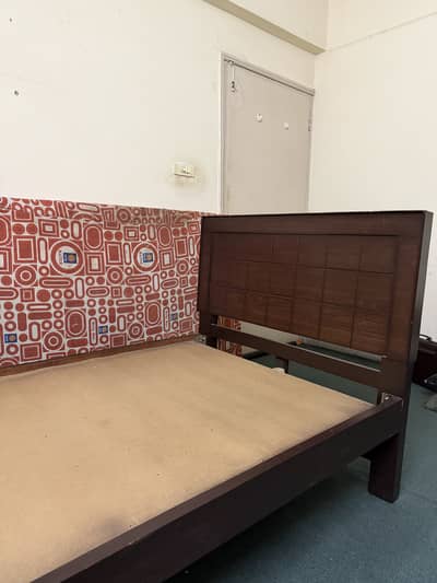 2 Single Beds With Side Tables and mattresses