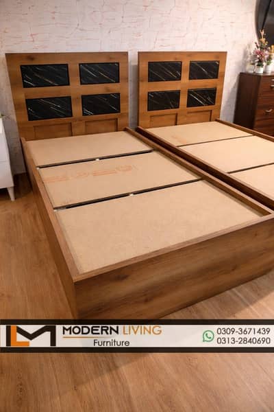 Single bed 2 beds Best Quality In Your Choice Colours