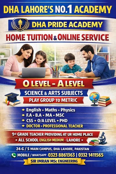 DHA home tuitions services