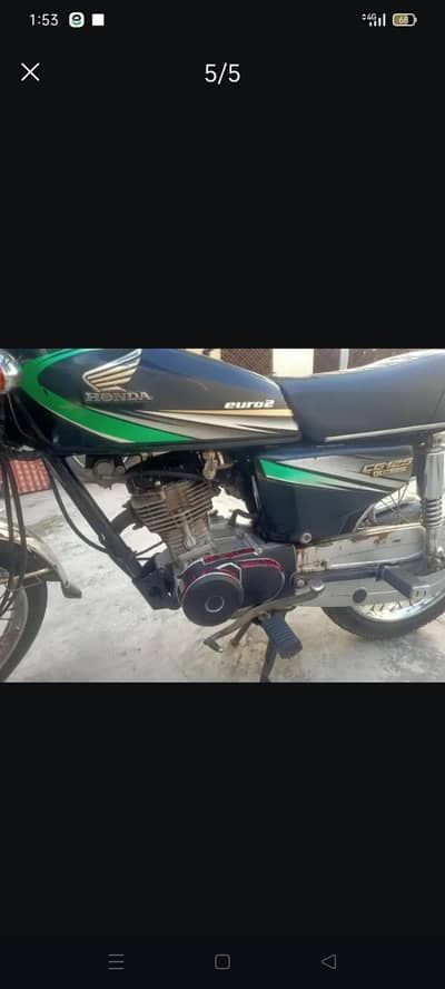 honda 125 good condition urgnt sale