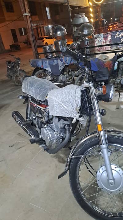 2025 cg125s 23 serial bike lika new open letter