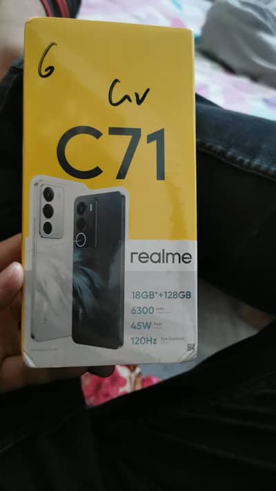 Realme C71 6/128 box pack