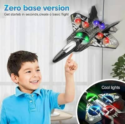 RC Fighter Jet Plane 3D Tumbling Flight with Lights