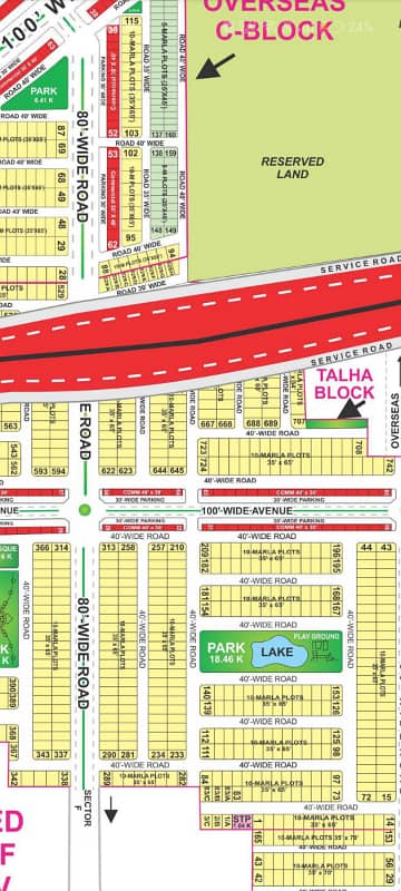 10 Marla Possession Plot For Sale in Talha Block Bahria Town Lahore