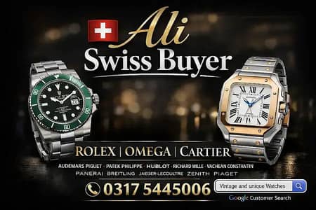 Trusted Watch Buyer Rolex Omega Cartier Patek & Hublot Watches