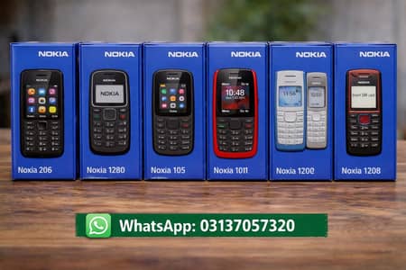 Nokia Classic keypad Mobiles 206 105 101 1112 1280 1208