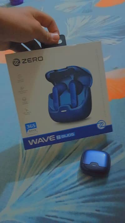Zero Wave Airbuds With Box + Extra Woofer  Only 3500