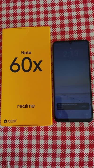realmi note60 mobile and box available