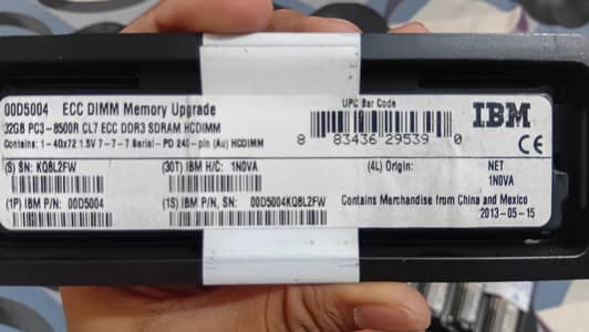 32gb server rams, IBM original, ECC registered