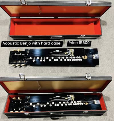 Banjo Benjo With hard Case / Guitar / Piano / Keyboard / Amplifier
