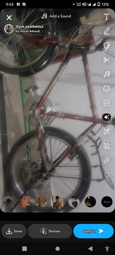 l sale the gear bicycle in new condition