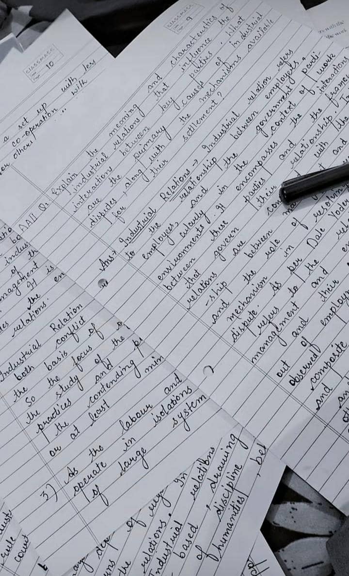 Handwriting Assignment, Work روزانہ کام روزانہ کیش  0