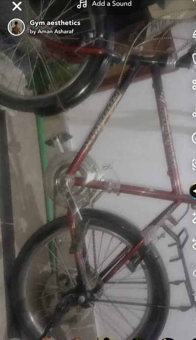 l sale the gear bicycle in new condition