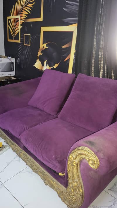 sheesham wood sofa 2 seater