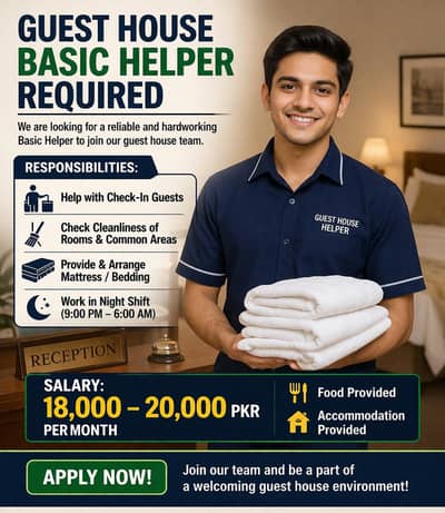 Guest House waiter/General Helper
