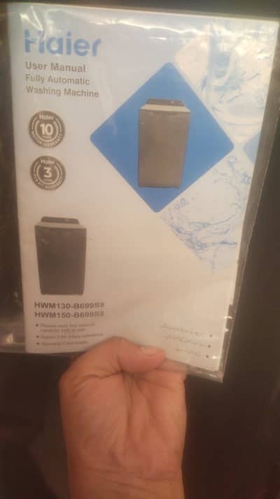 Haier HWM 130-B699SB JC 03 Washing Machine fully Automatic Machine