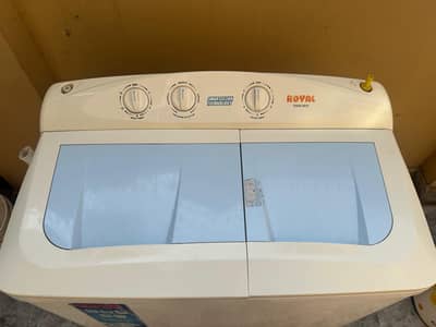 Royal 8kg Semi-Automatic Washing Machine with Dryer - Smart Clean