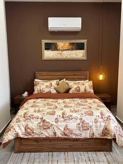 One bedroom apartment per day Avlable Gulbarga green Lslamabad fully furnished