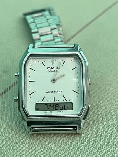 Orginal Casio AQ-230A-7AMQYDF.  Dual Time