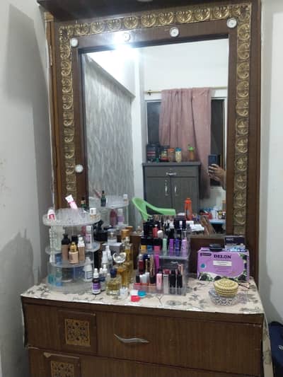 Walnut dressing table