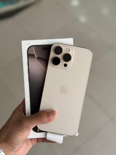 iphone 16 pro max _256gb stroage _phycisal plus e sim