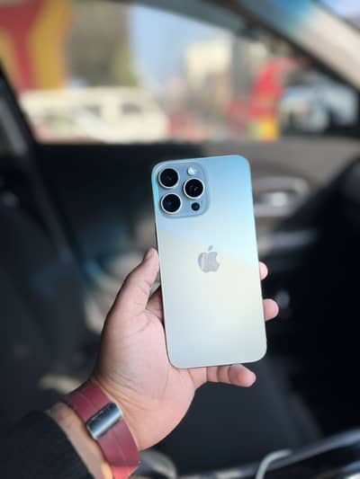 Iphone 15 pro max Official PTA appvd 100% Battery