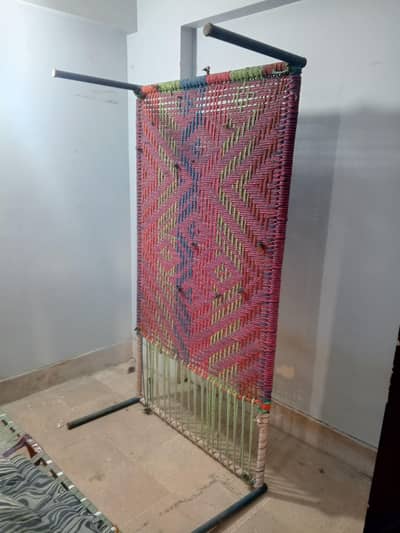 Handmade Metal Frame Charpai – Strong & Stylish (Good Condition)
