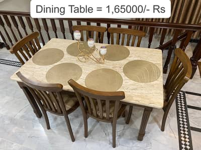 Dining tables | 6 seater Dining Chairs | Wooden Dining Chairs | Solid