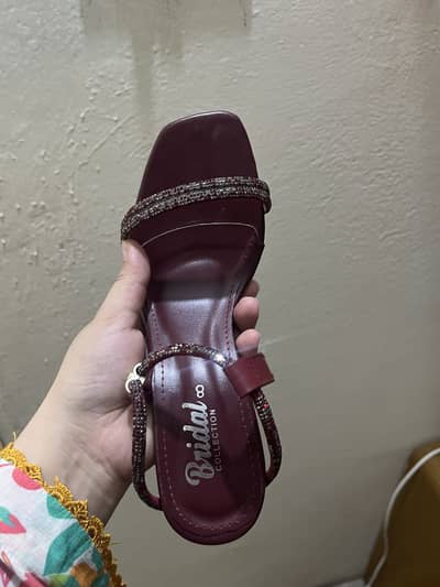 Mehroon sandal