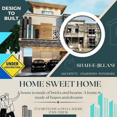 Grey structure construction, Commercial building design, Luxury house