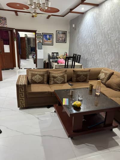 L type sofa bed and table for sale on urgent