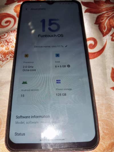 ViVo y17s 6/128 only mobile