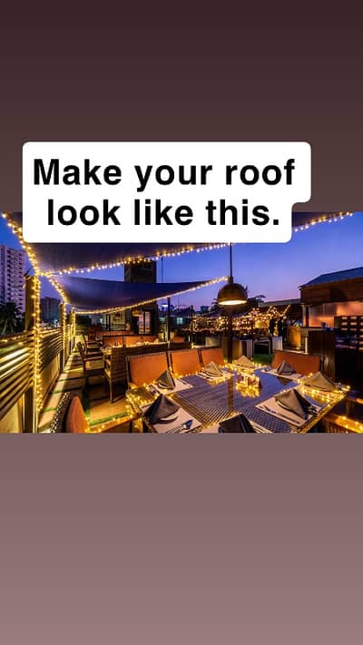 Roof Top For Rent 1 st Floor Main Road Facing