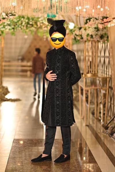 Black Sherwani