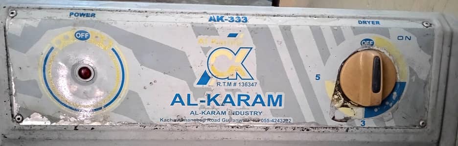 Al Karam spinner Machine with Good working motor