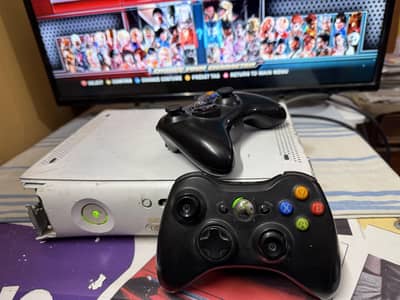 Urgent Xbox 360 with 2 wireless controller sale